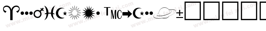 AstroLight Oblique字体转换
